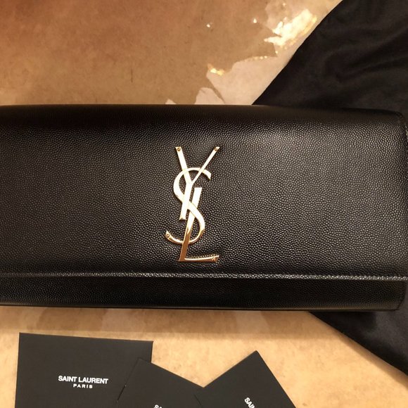 YSL Saint Laurent Kate Clutch - New - Picture 1 of 5